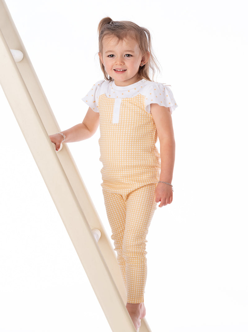 Organic Cotton Overall - Butter Gingham