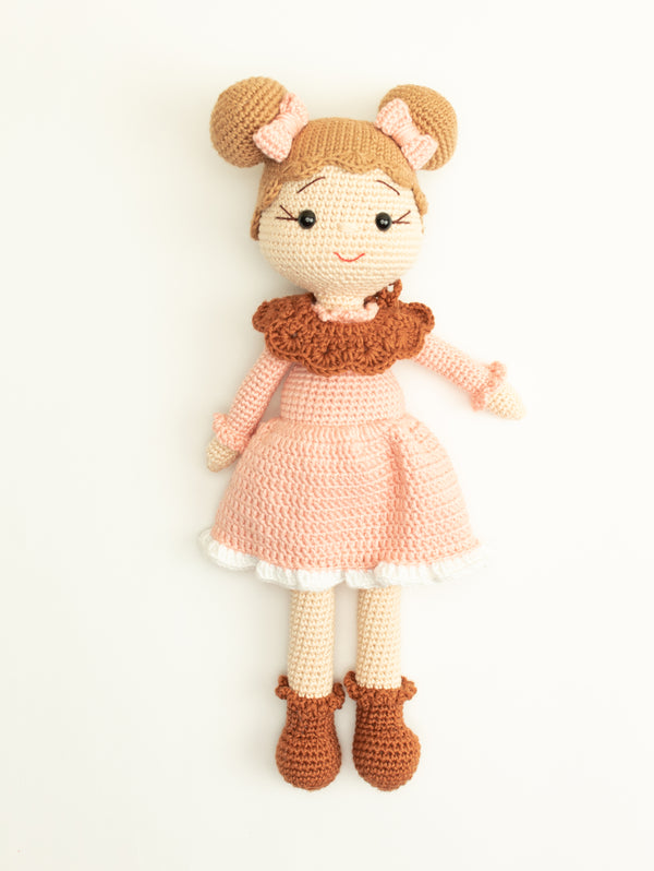 Crochet Doll - Rachel, the girl in skirt