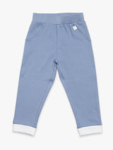 Organic Cotton Jogger Pants - Blue