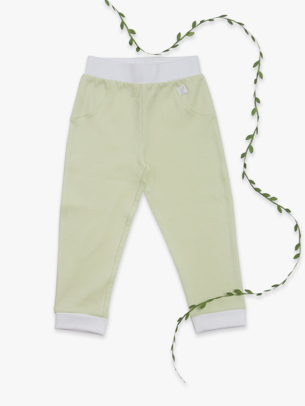 Organic Cotton Jogger Pants - Green